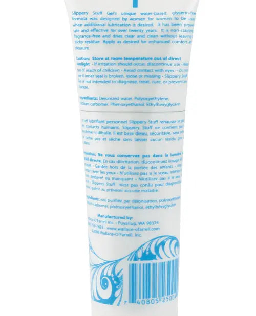 Slippery Stuff Gel - 4 oz Tube Wallace O'farrell Mktg