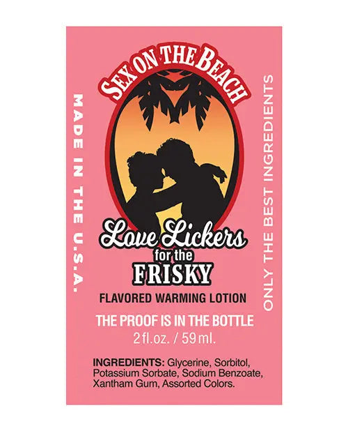 Love Lickers - 2 oz Sex on the Beach Passion Fruit Little Genie Productions LLC