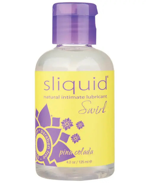 Sliquid Naturals Swirl Lubricant - 4.2 oz Pina Colada Sliquid LLC