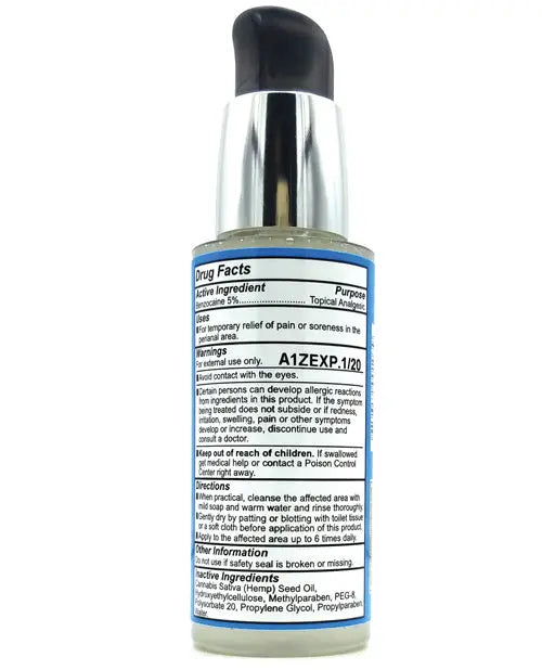 Butt Eze Desensitizing Lubricant w/Hemp Seed Oil - 2 oz Body Action Products