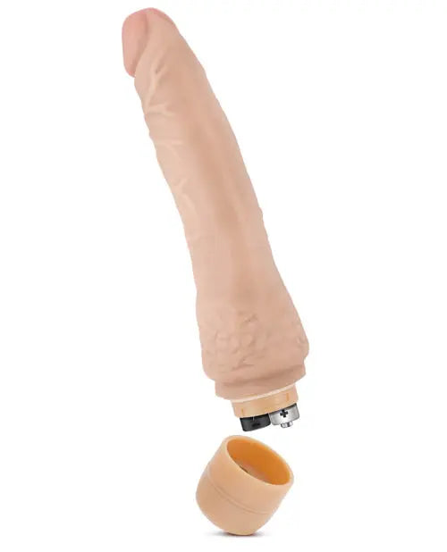 Blush Dr Skin Vibrating Dildo | 8.5" Big Dildo #7 | Beige Realistic Dildo | Best Vibrator for Women Blush Novelties
