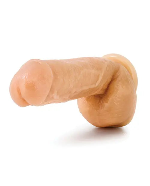 Blush Hung Large Dildo | Rider Trigger 7" Big Dildo | Flesh Suction Cup Dildo | Best Dildo Blush Novelties