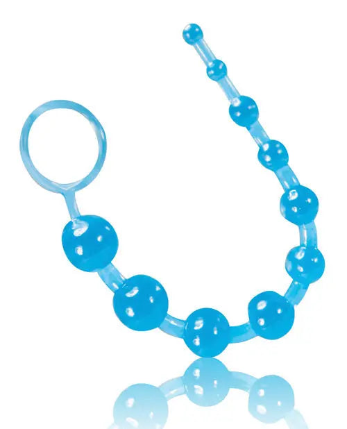 Blush B Yours Basic Anal Beads - Blue Blush Novelties