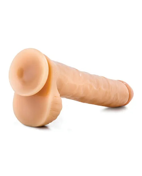 Blush Hung Rider Large Dildo | Bruno 12" Big Dildo | Flesh Suction Cup Dildo | Best Dildo Blush Novelties