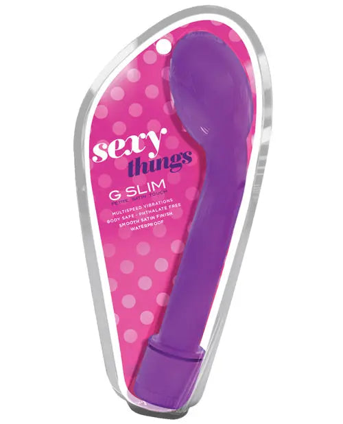 Blush Sexy Things G Slim Petite Satin Touch - Purple Blush Novelties