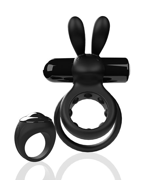 Screaming O Ohare Remote Controlled Vibrating Ring - Black