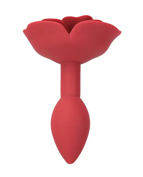 Lux Active Red Rose Silicone Anal Plug B.M.S. Enterprises