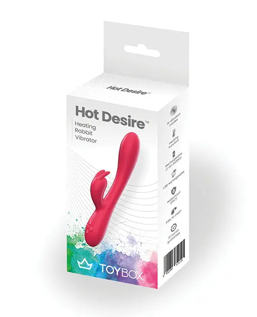 ToyBox Hot Desire Rabbit Vibrator | Heating Clit Vibrator | 2-Motor G Spot Vibrator | Best Vibrator for Women California Fantasies