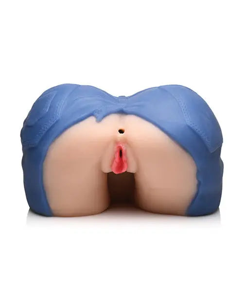 Curve Toys Mistress Holly Denim Shorts Pussy & Ass Masturbator - Ivory Curve Toys C/o Xr