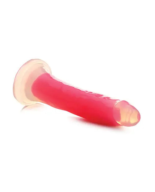 Curve Toys Large Dildo | Pink 7" Big Dildo | Glow In The Dark Silicone Suction Cup Dildo Curve Toys C/o Xr