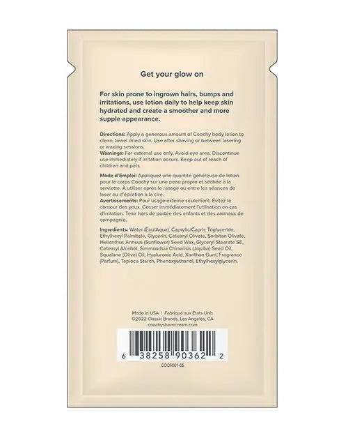 COOCHY Ultra Silky Body Lotion Foil - .35 oz Mango Coconut Classic Brands