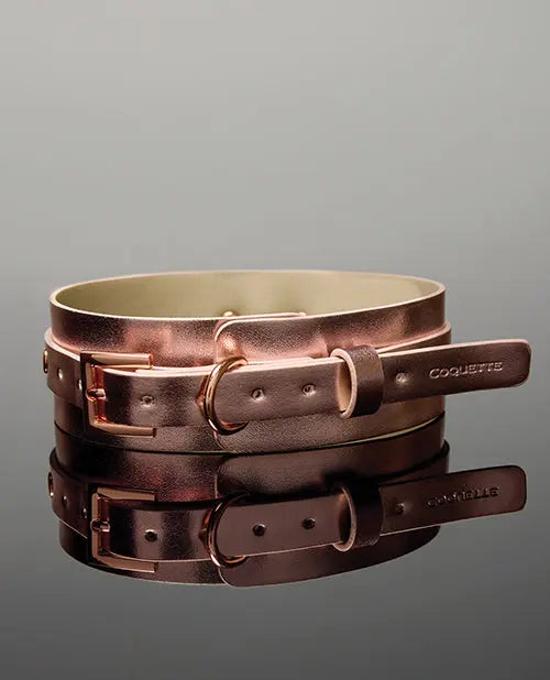 Pleasure Collection Adjustable Collar - Rose Gold Coquette International