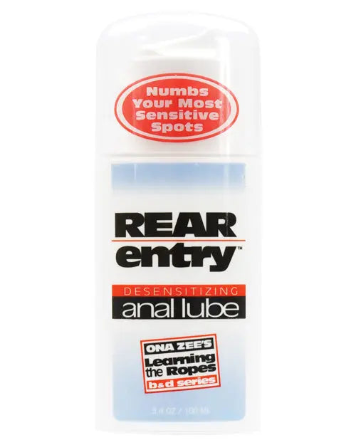 Rear Entry Desensitizing Anal Lube - 3.4 oz Doc Johnson