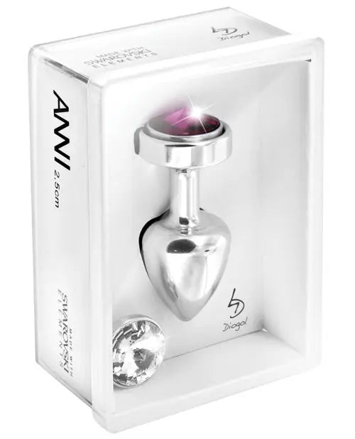 Diogol Anni Magnetic Stone - 25 mm Clear/Red Diogol Sarl