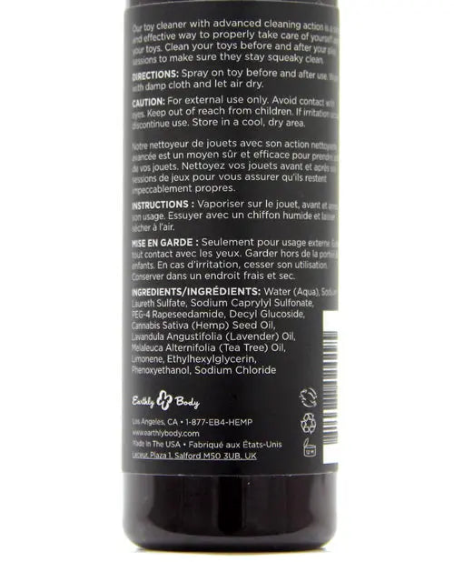 Earthly Body Hemp Seed Toy Cleaner - 4 oz Earthly Body