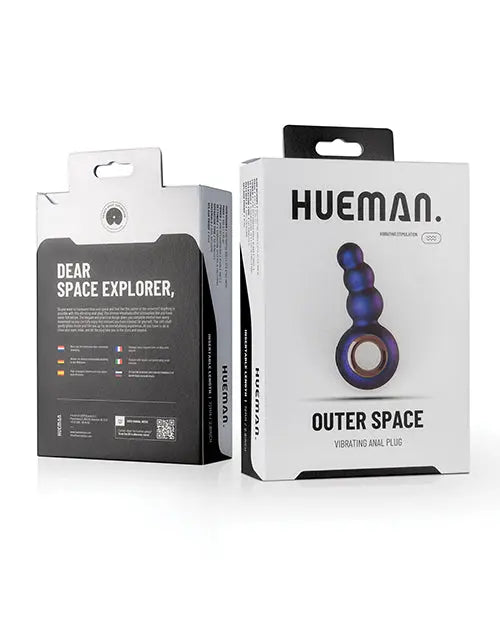 Hueman Outer Space Vibrating Anal Plug - Purple One-dc
