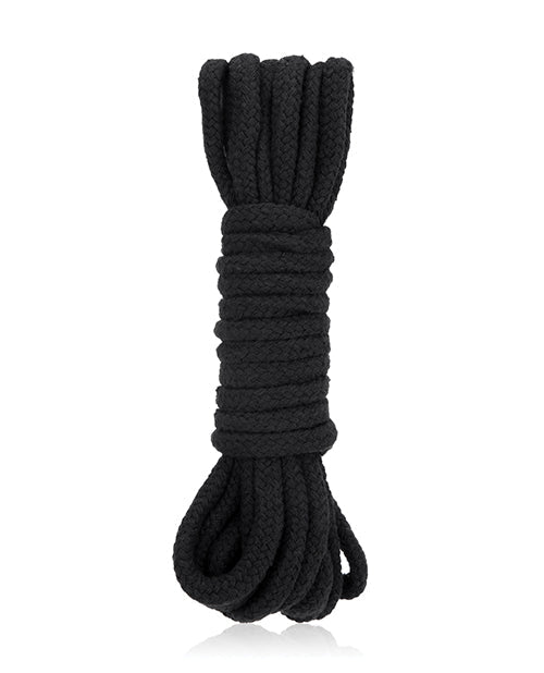 Lux Fetish Bondage Rope - 5m/16 ft Black