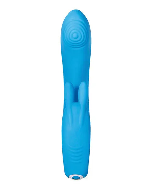 Evolved Sea Breeze Bunny Rechargeable Dual Stim - Blue Evolved Novelties INC