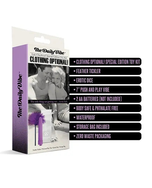 Daily Vibe Clothing is Optional Kit - Purple Global Novelties LLC