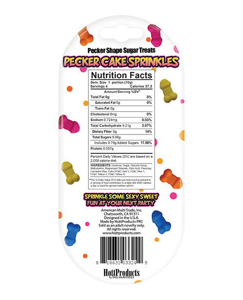 Pecker Cake Sprinkles Party Candy Hott Products