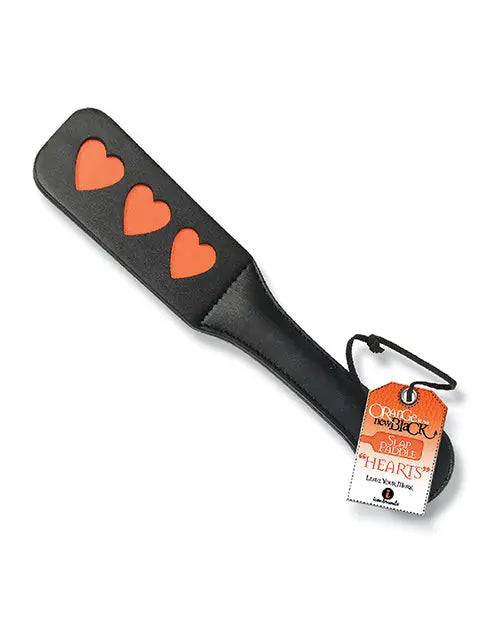 9's Orange is the New Black Slap Paddle - Hearts Icon Brands INC