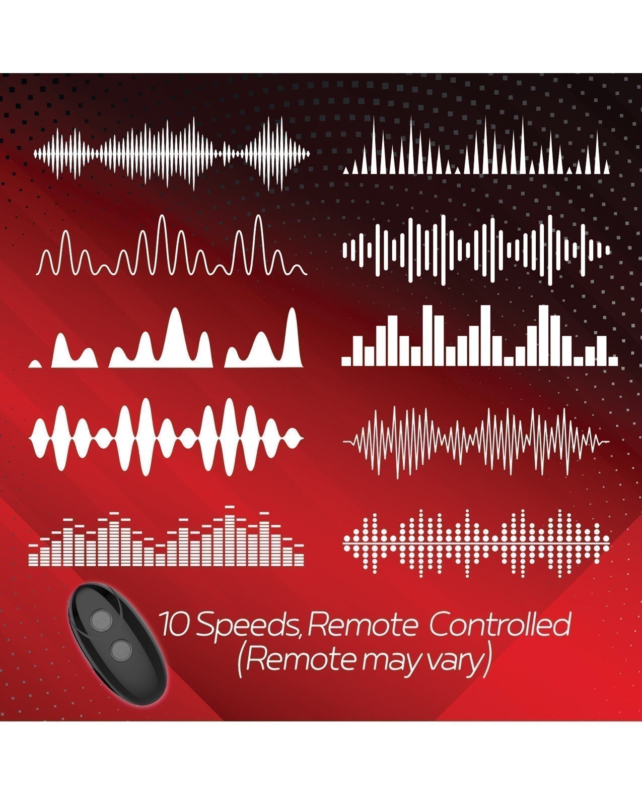 Massive Red Dot Cock Ring V1 - Black Icon Brands INC