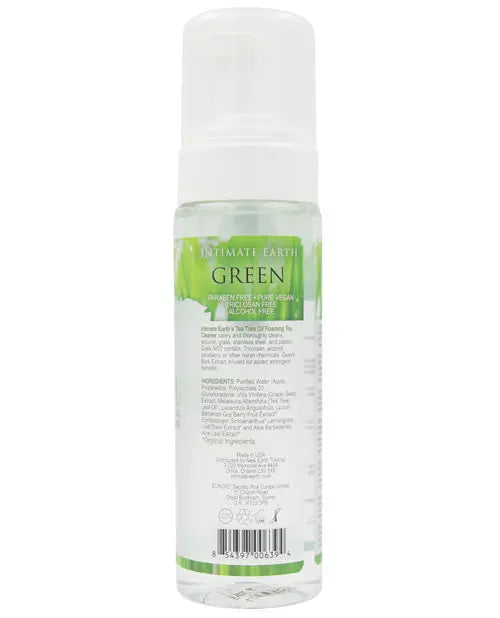 Intimate Earth Foaming Toy Cleaner - 200 ml Green Tea Tree Oil New Earth Trading LLC