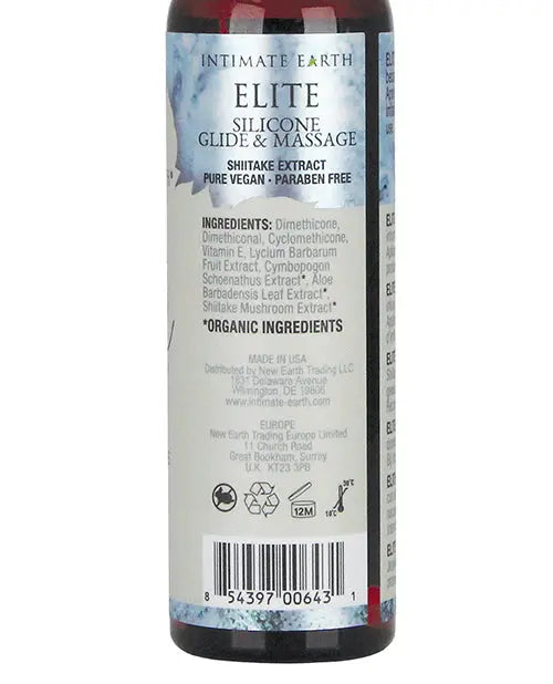 Intimate Earth Elite Velvet Touch Silicone Glide & Massage Oil - 120ml New Earth Trading LLC