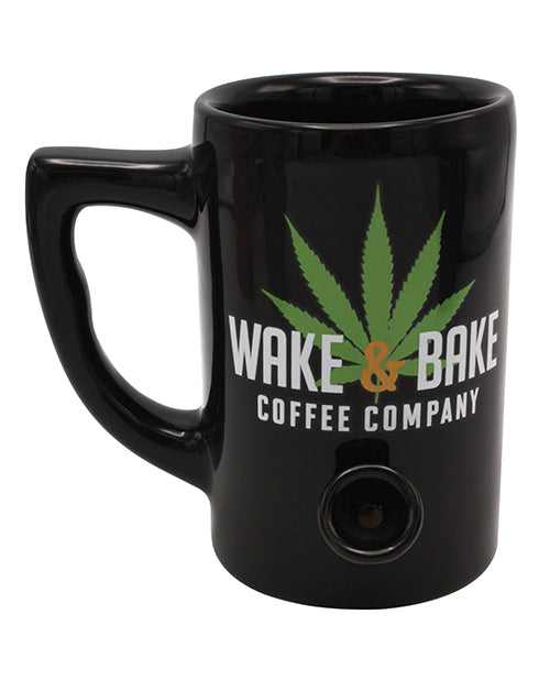 Wake & Bake Coffee Mug - 10 oz Black Island Dogs