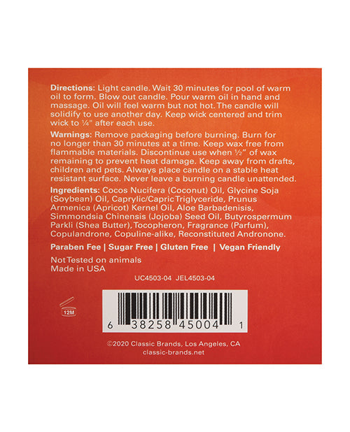 Jelique Massage Candle - 4 oz Hot AF Black Cherry Classic Brands