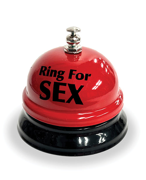 Ring the Bell for Sex Desk Bell - Red/Black Little Genie Productions LLC