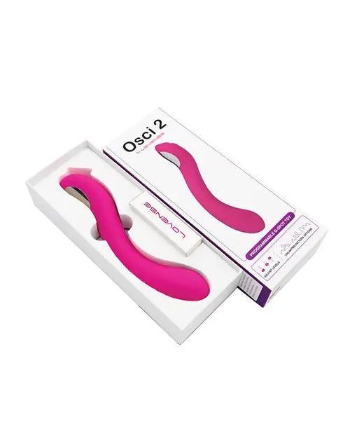 Lovense Bluetooth Vibrator | Osci 2 Oscillating G Spot Vibrator | Pink App Controlled Vibrator Hytto Pte. Ltd.