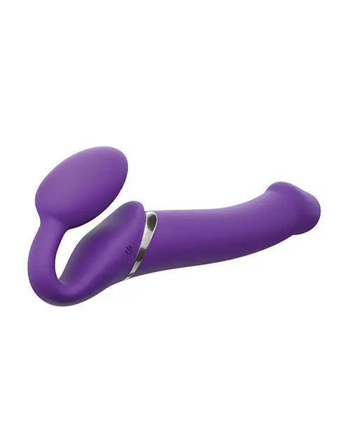 Strap on Me Vibrating Bendable Strapless Strap on Medium - Purple Lovely Planet