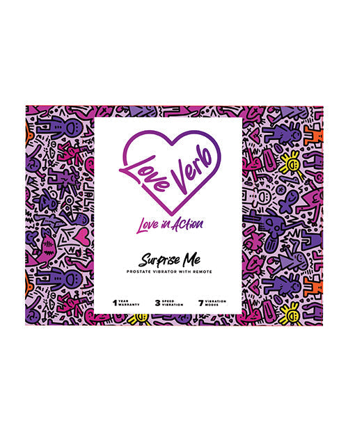 Love Verb Surprise Me Copper-Infused Prostate Massager - Lilac Love Verb