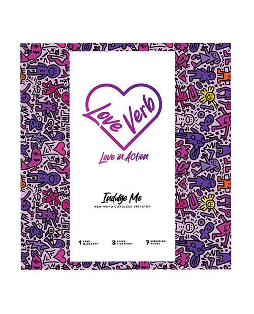 Love Verb Indulge Me Copper-Infused Dual Use Wand - Lilac Love Verb