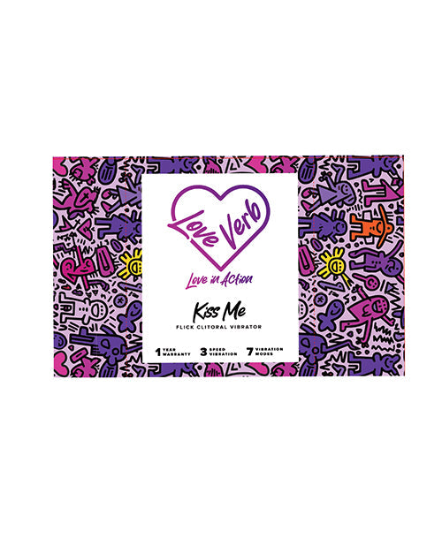 Love Verb Kiss Me Copper-Infused Clit Tickler - Lilac Love Verb