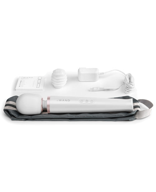 Le Wand Rechargeable Massager - Pearl White Cotr INC