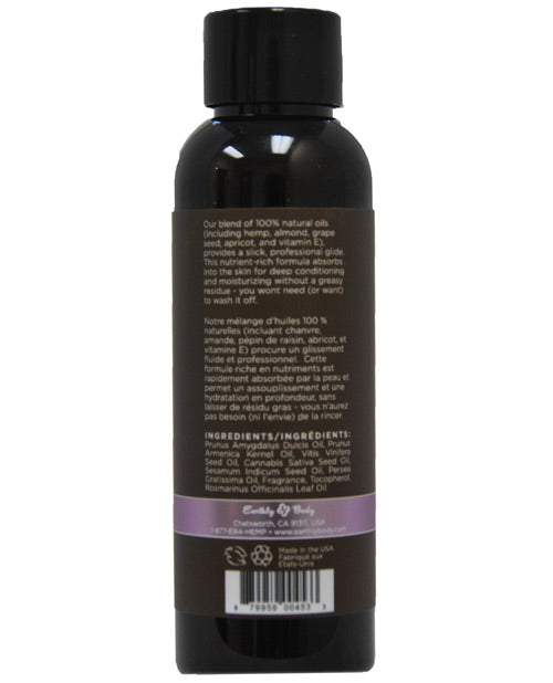 Earthly Body Massage & Body Oil - 2 oz Lavender Earthly Body