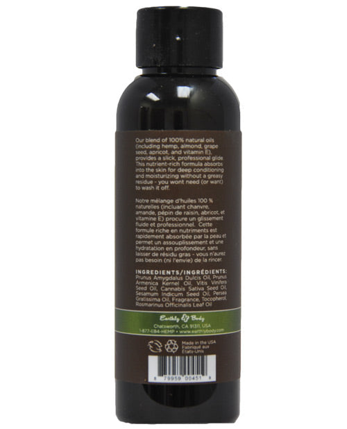 Earthly Body Massage & Body Oil - 2 oz Guavalava Earthly Body