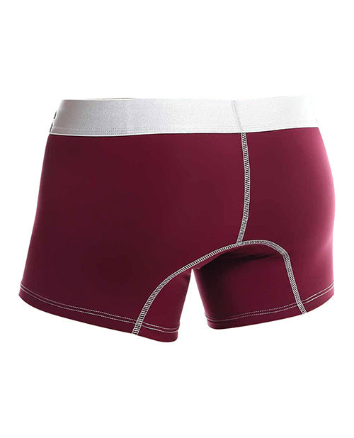 Male Basics Performance Boxer Burgundy SM Malebasics Corp