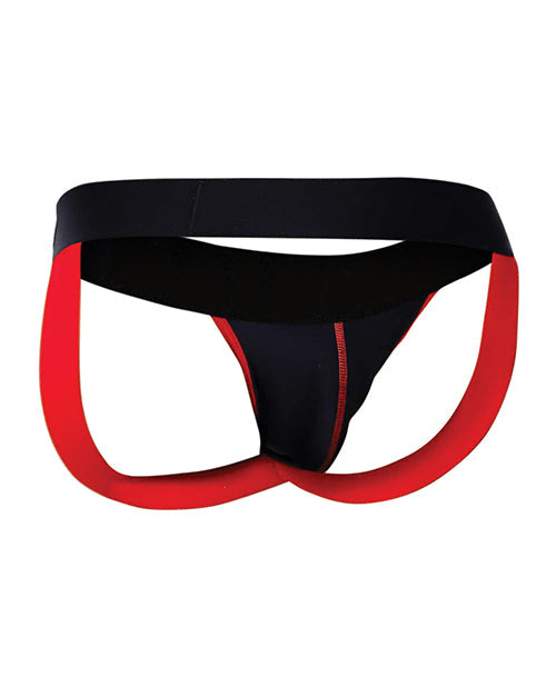 Male Basics Neon Jockstrap Red LG Malebasics Corp