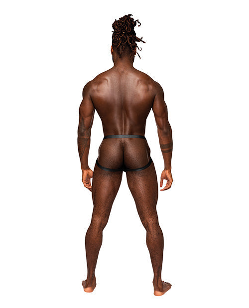 Rude Awakening Mesh Ring Jock Black S/M Comme Ci Comme Ca