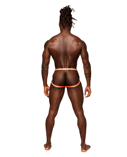 Rude Awakening Mesh Ring Jock Neon Orange L/XL Comme Ci Comme Ca
