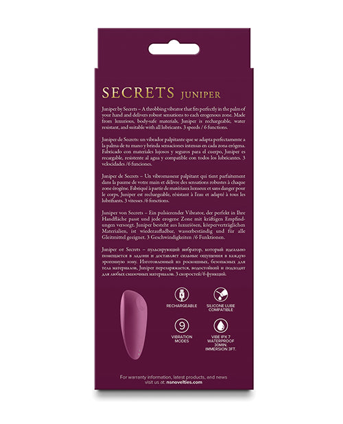 Secrets Juniper Throbbing Vibe - Ruby Ns Novelties INC