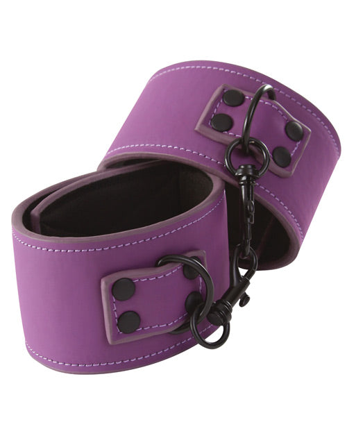 Lust Bondage Wrist Cuffs - Purple Ns Novelties INC