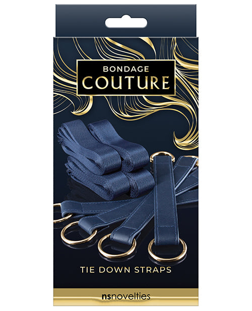 Bondage Couture Tie Down Straps - Blue Ns Novelties INC