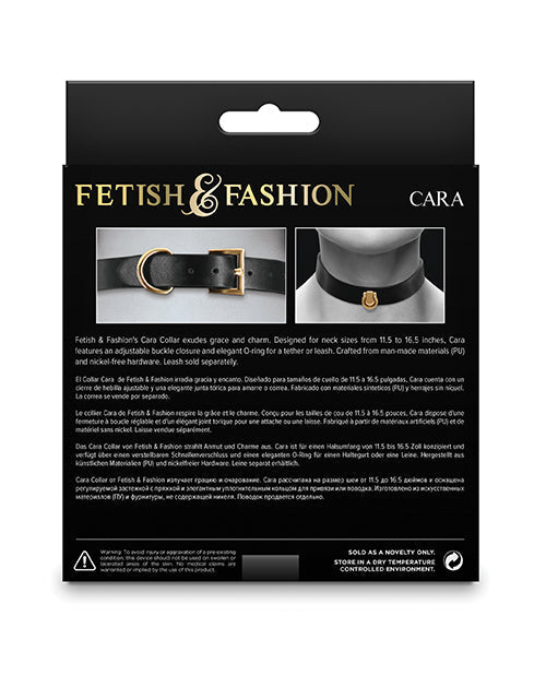 Fetish & Fashion Cara Collar - Black Ns Novelties INC