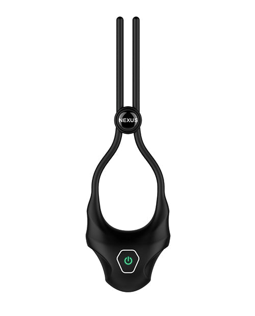 Nexus Forge Single Lasso Vibrating Cock Ring - Black Libertybelle Marketing