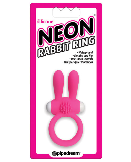 Neon Luv Touch Rabbit Ring - Pink Pipedream Products