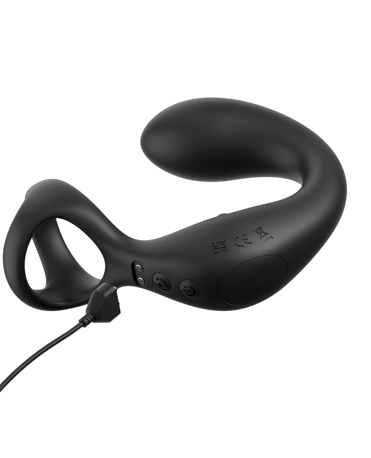 Anal Fantasy Elite Ass-Gasm Taint-Alizer P-Spot Vibrator - Black Pipedream Products